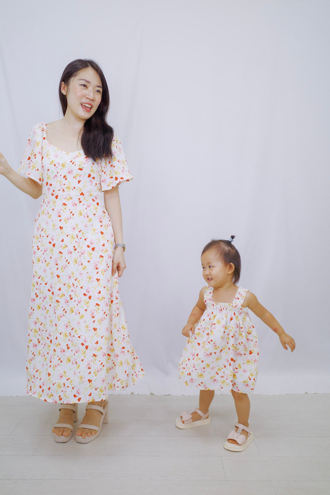 Franchesca A-line Floral Dress (Mummy)