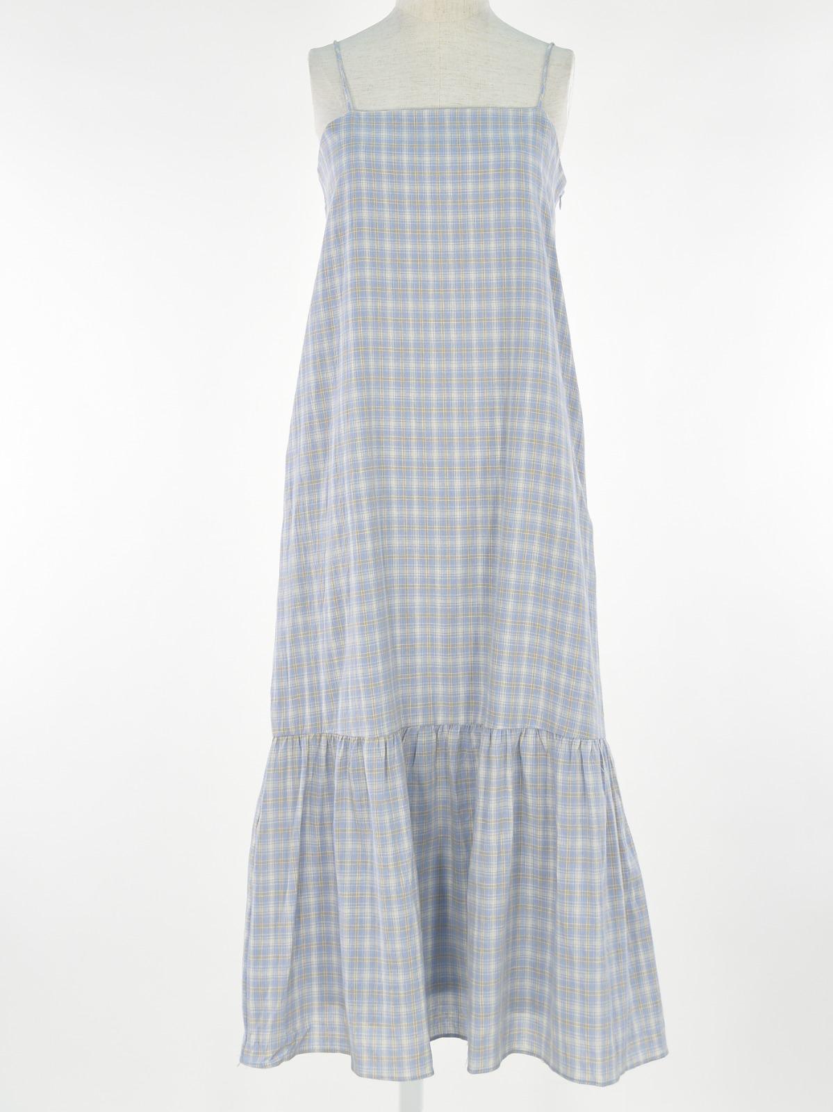 Feline Checkered Drop Waist Dress - TMTSG - www.themadtheories.com