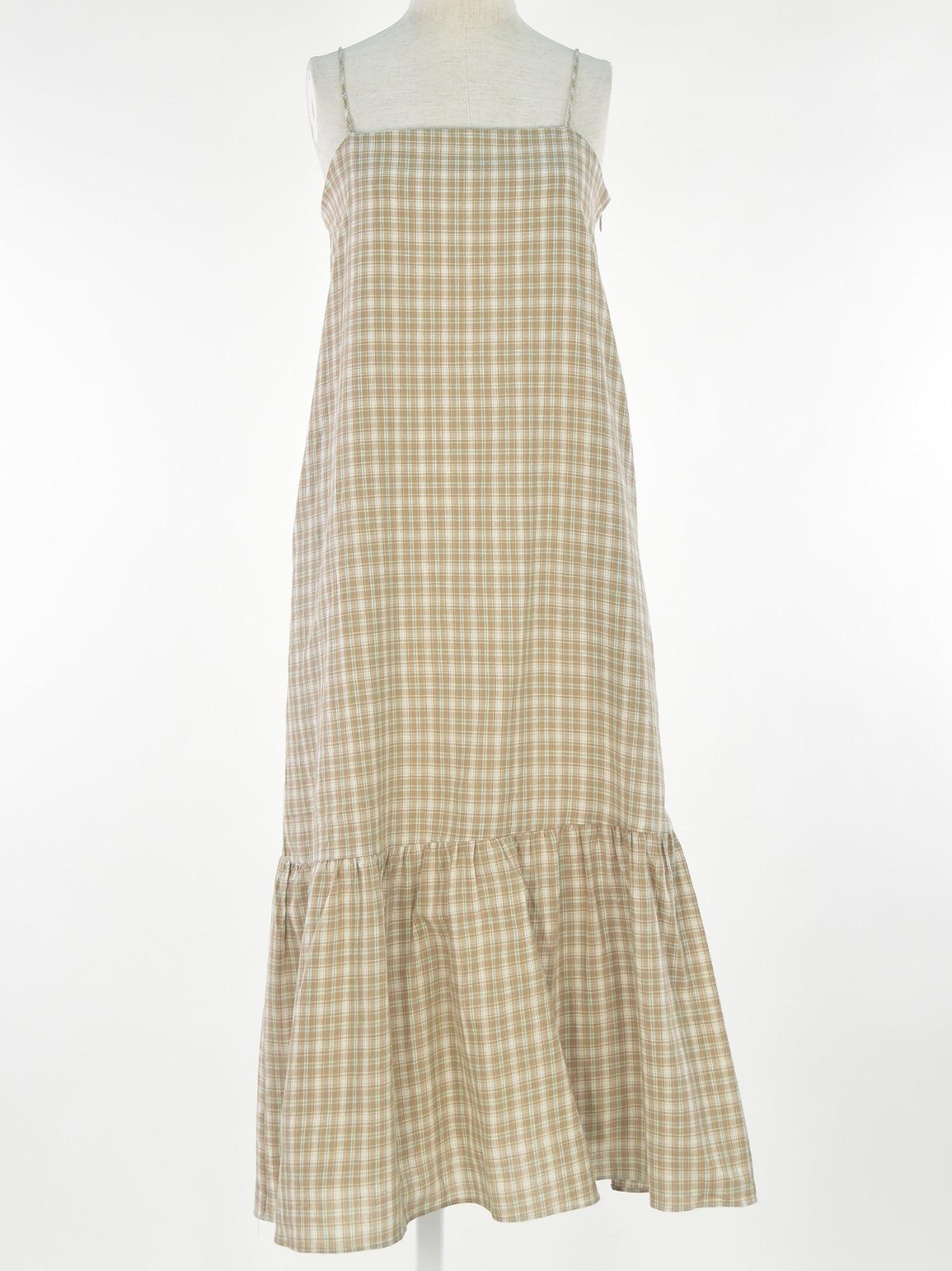 Feline Checkered Drop Waist Dress - TMTSG - www.themadtheories.com